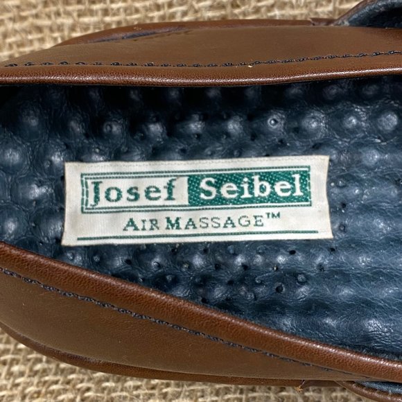 josef seibel slip on shoes loafers clogs brown leather air cushion women size 10 - Picture 11 of 12